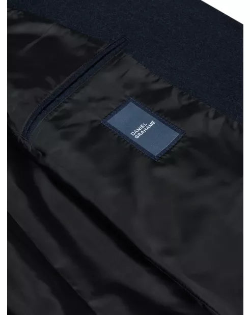 Daniel Grahame Bales Wool Coat - Dark Navy