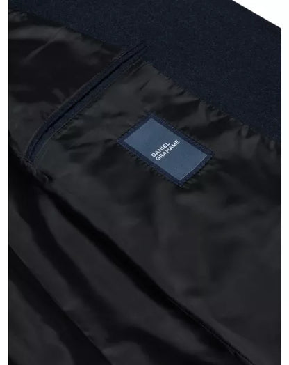 Daniel Grahame Bales Wool Coat - Dark Navy