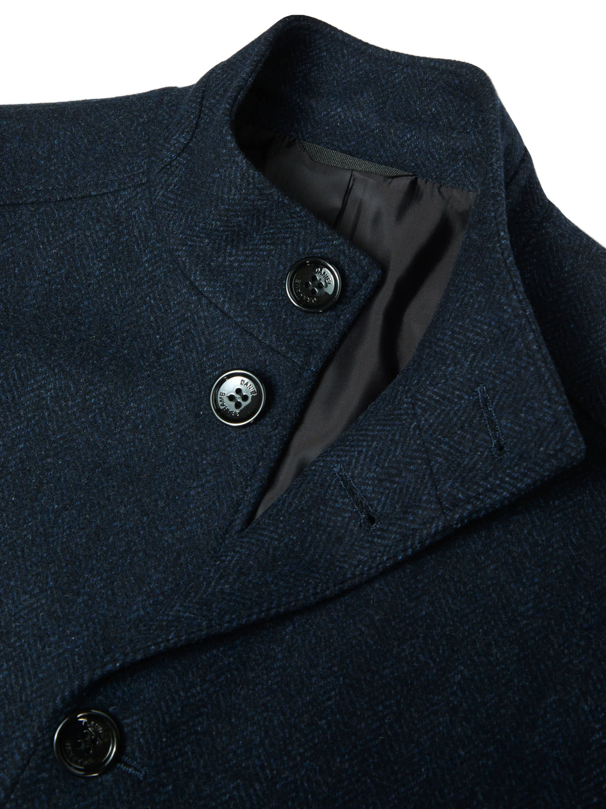 Daniel Grahame Watson Wool Blend Overcoat - Slate