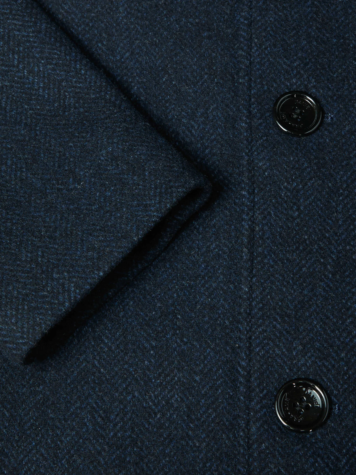 Daniel Grahame Watson Wool Blend Overcoat - Slate