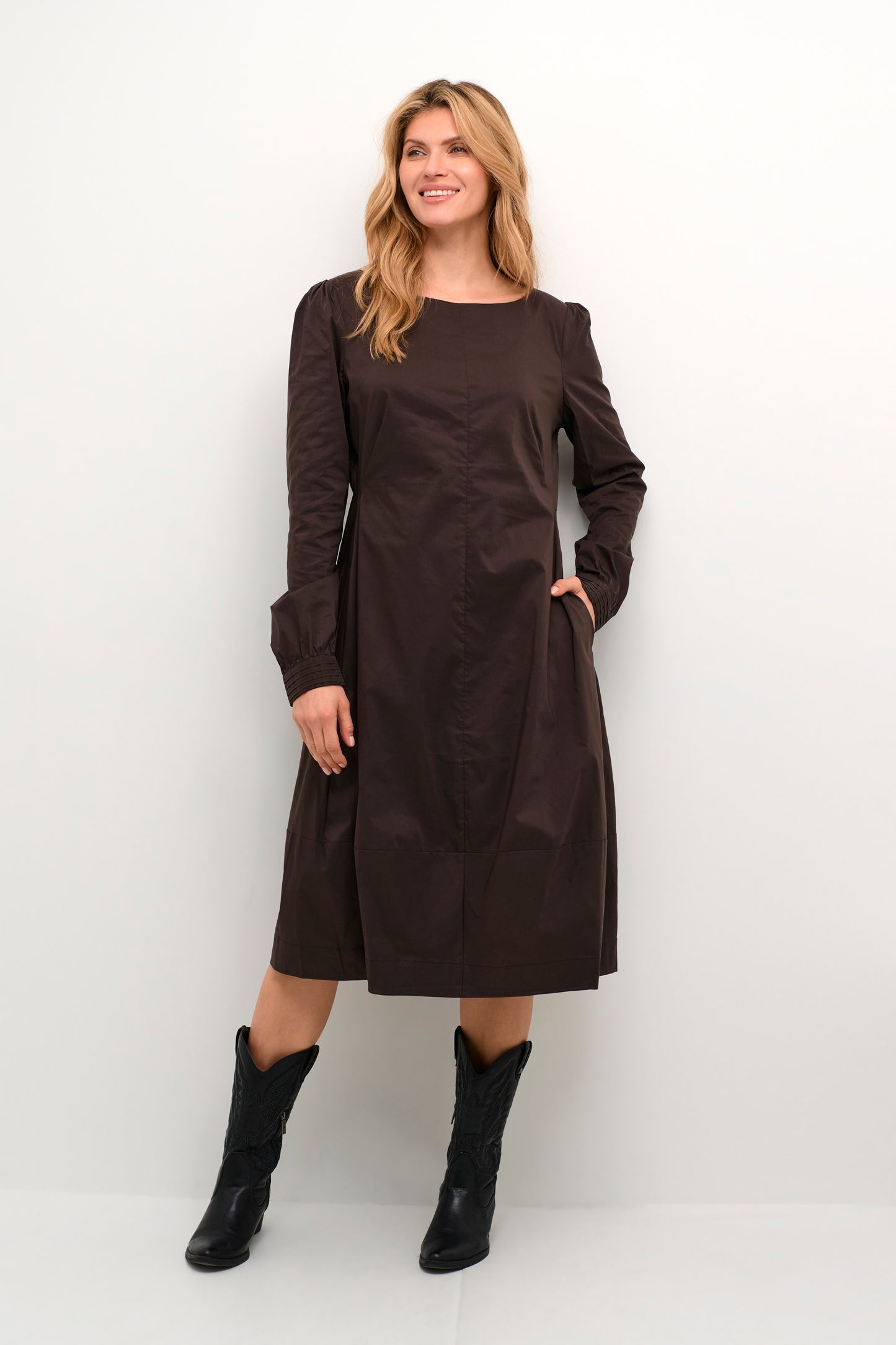 Culture Cuantoinett Dress - Demitasse