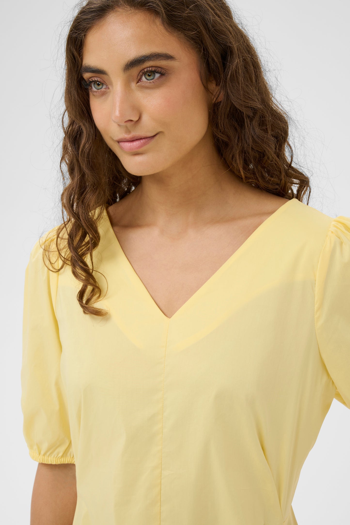 Culture Antoinett Short Sleeve Dress - Lemon Meringue