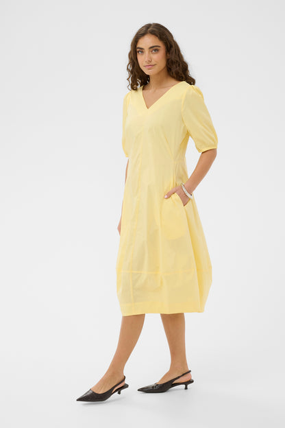 Culture Antoinett Short Sleeve Dress - Lemon Meringue