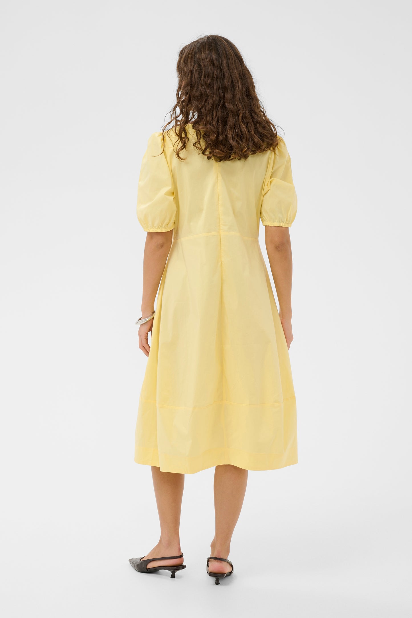 Culture Antoinett Short Sleeve Dress - Lemon Meringue