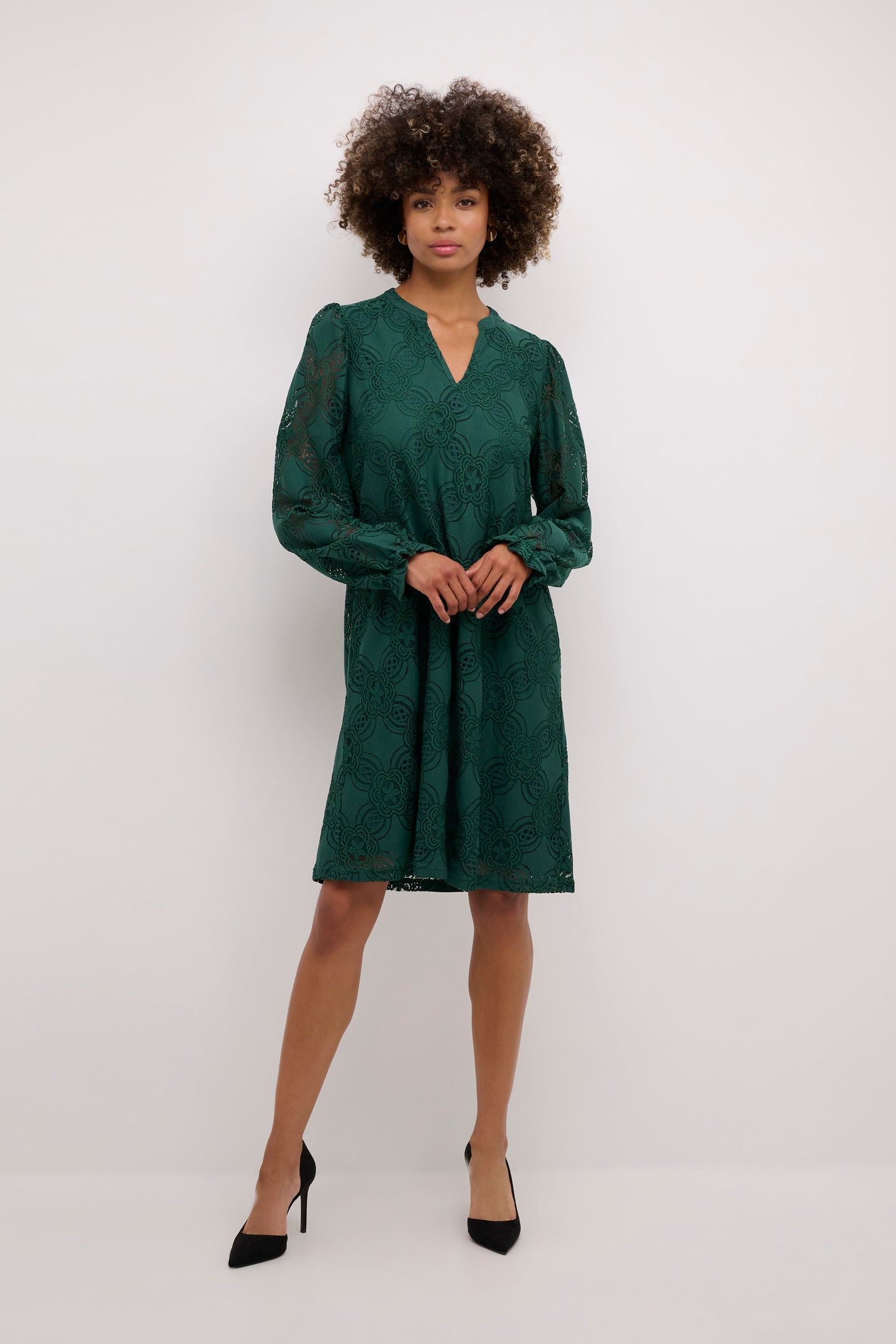 Culture Cuolu Lace Dress - Green