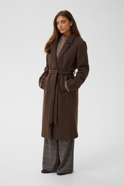 Culture CUpalona Coat - Coffee Bean Melange