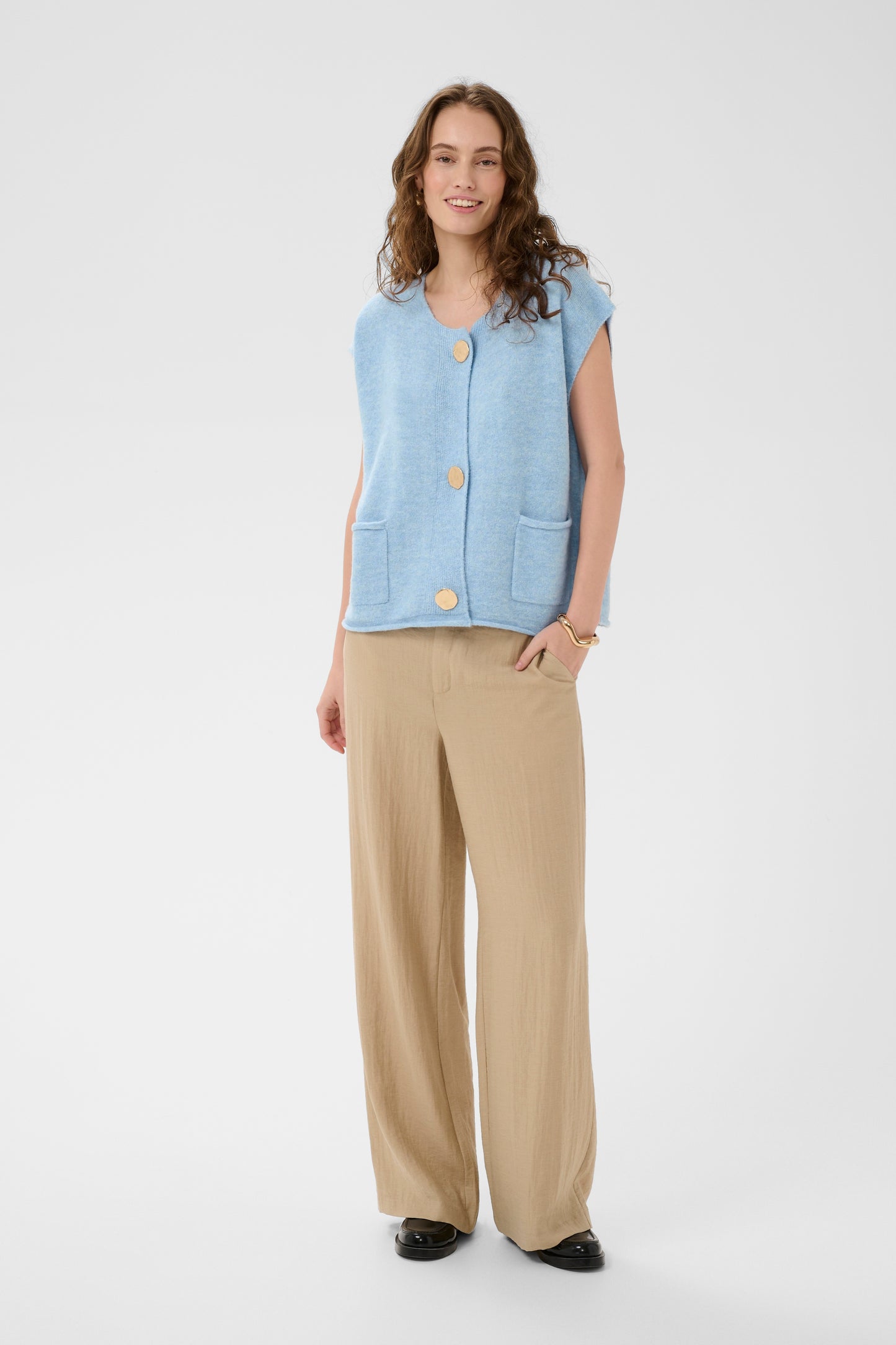 Culture Julietta Waistcoat - Blue