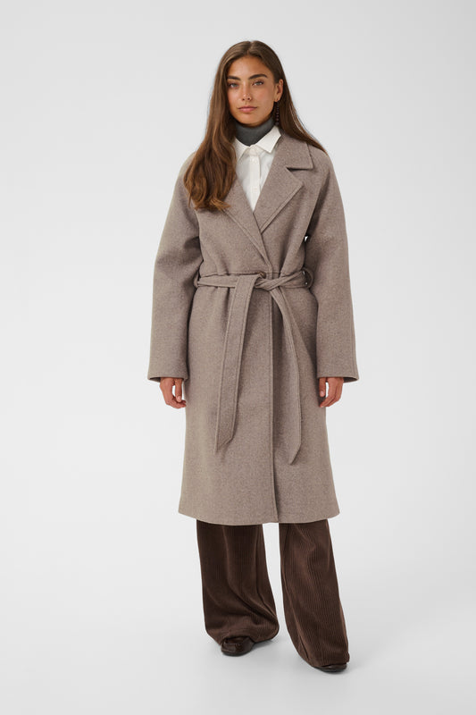 Culture CUpalona Coat - Cinder Melange