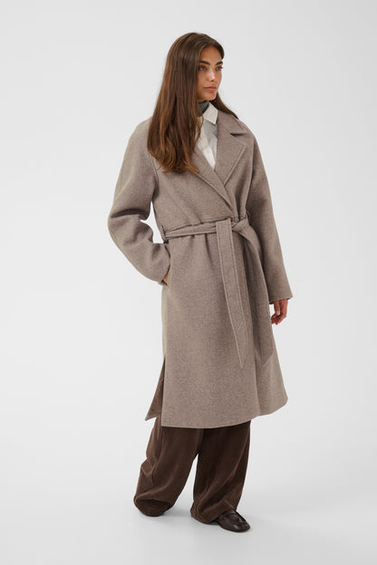 Culture CUpalona Coat - Cinder Melange