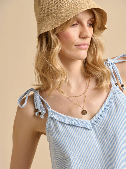 Brakeburn Fossil Cami Top - Blue
