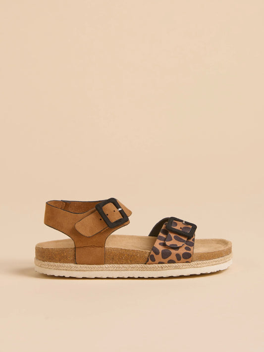 Brakeburn Leopard Platfrom Sandal