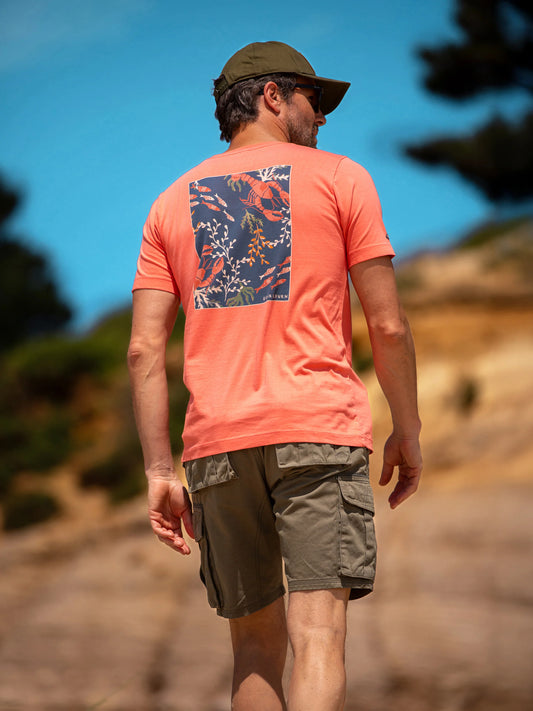 Brakeburn Lobster Tee - Coral