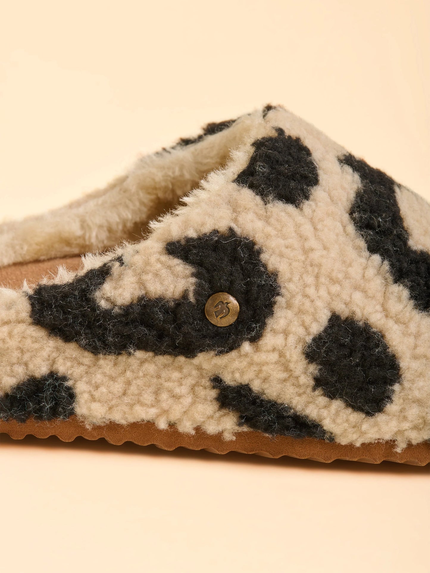 Brakeburn Fireside Fleece Slippers - Cream