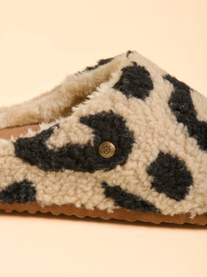 Brakeburn Fireside Fleece Slippers - Cream