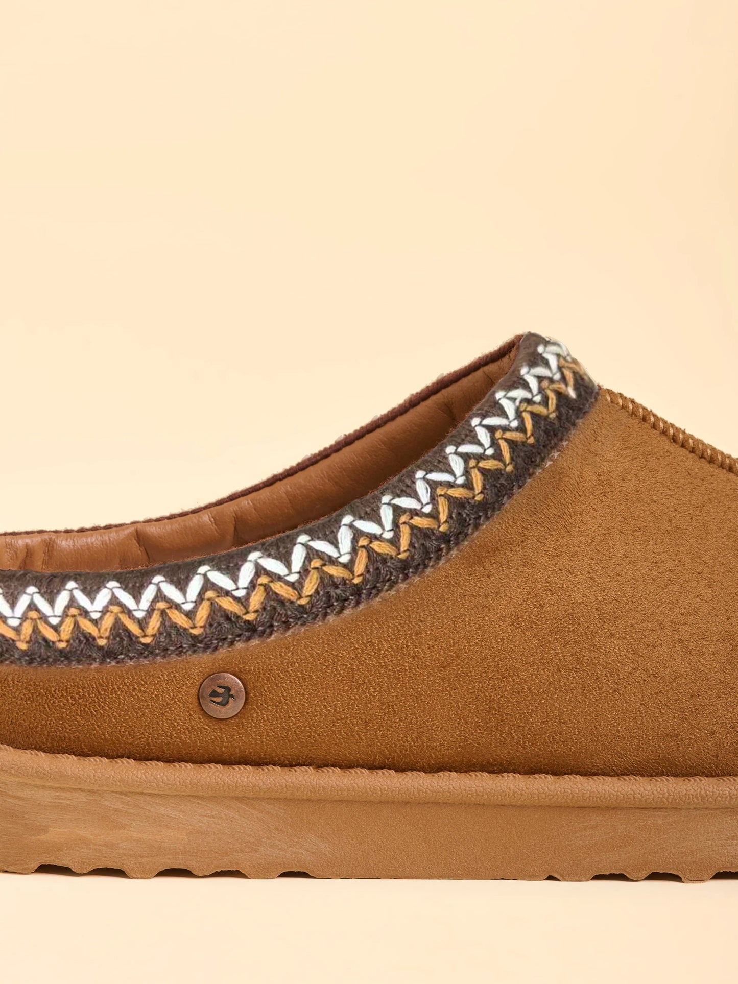 Brakeburn Frosty Morning Slippers - Brown