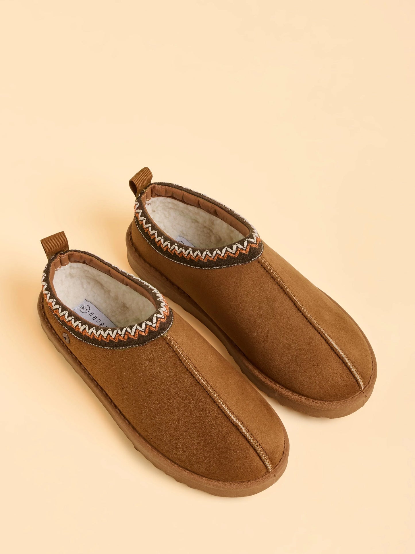 Brakeburn Frosty Morning Slippers - Brown
