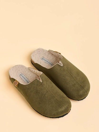 Brakeburn Dene Slippers - Khaki