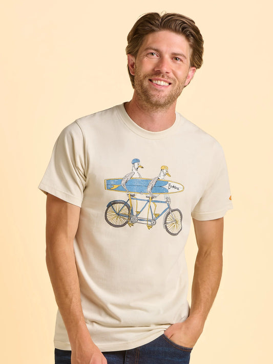 Brakeburn Tayport Tee - Cream