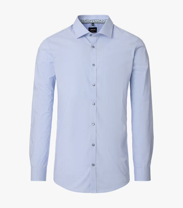 Venti Modern Fit Business Shirt - Blue