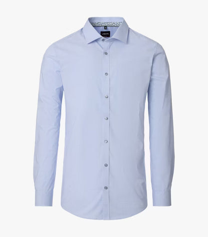 Venti Modern Fit Business Shirt - Blue
