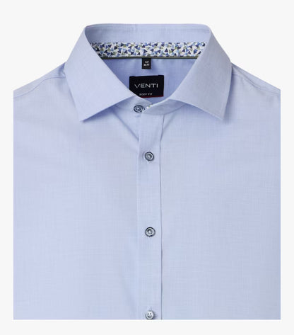 Venti Modern Fit Business Shirt - Blue