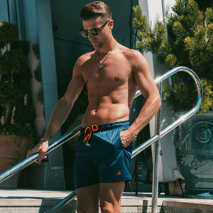 Swole Panda Hydro Motion Swim Shorts - Navy