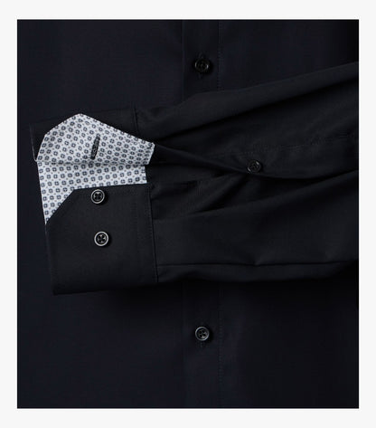 Venti Kent Modern Fit Shirt- Black Beauty