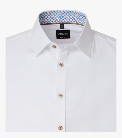 Venti Body Fit City Shirt - White