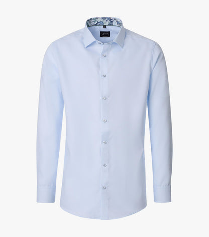 Venti Kent Comfort Fit Shirt - Blue