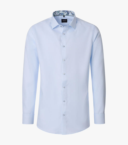 Venti Kent Comfort Fit Shirt - Blue