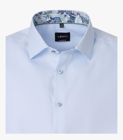 Venti Kent Comfort Fit Shirt - Blue