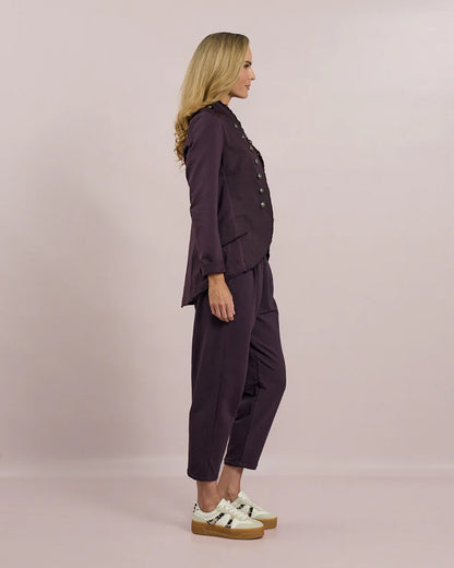 Deck Military Jacket - Mulberry