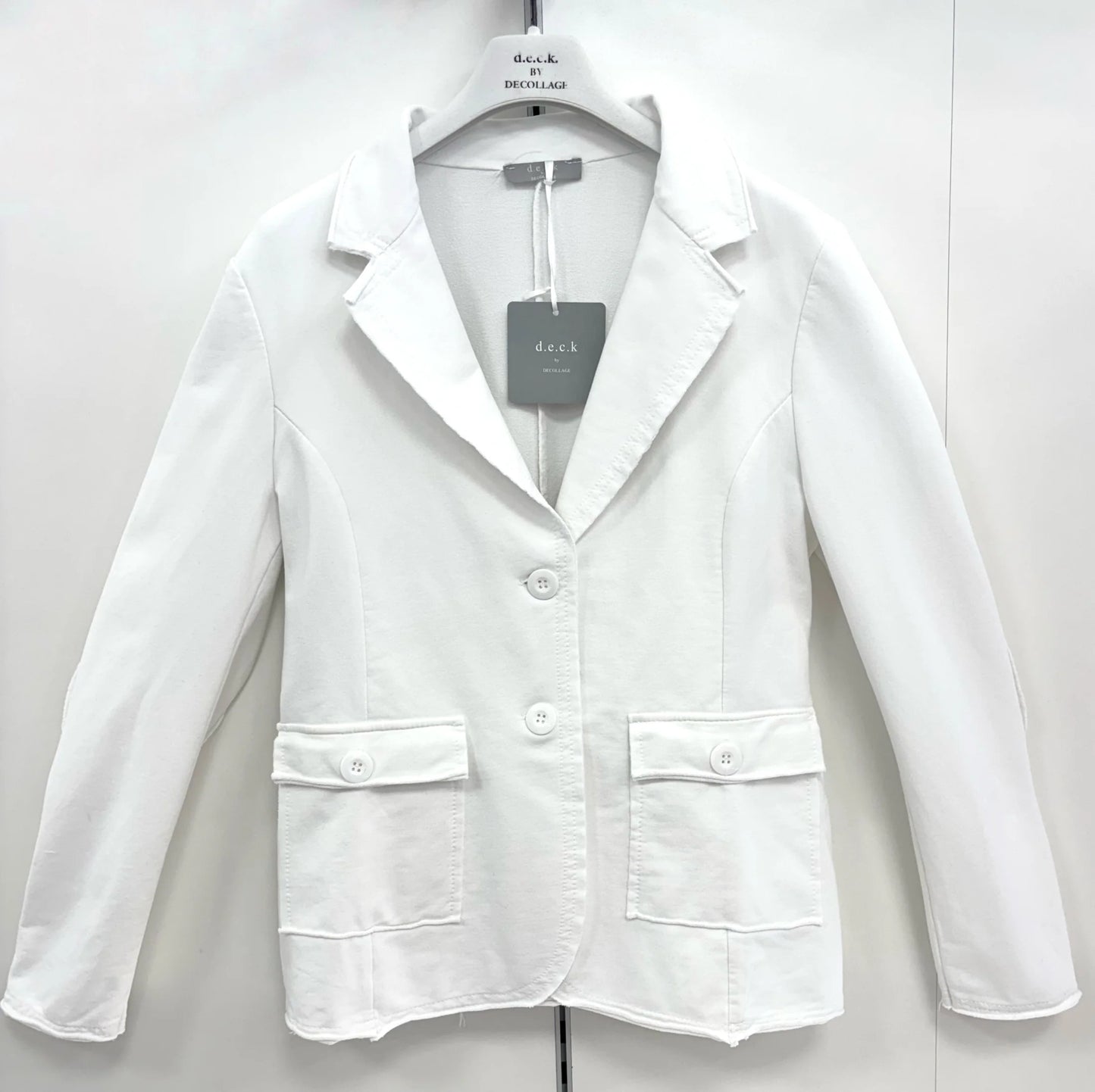Deck Pocker Blazer  - White