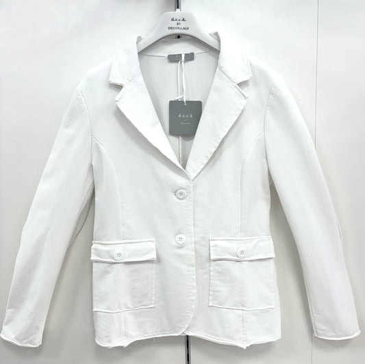 Deck Pocker Blazer  - White