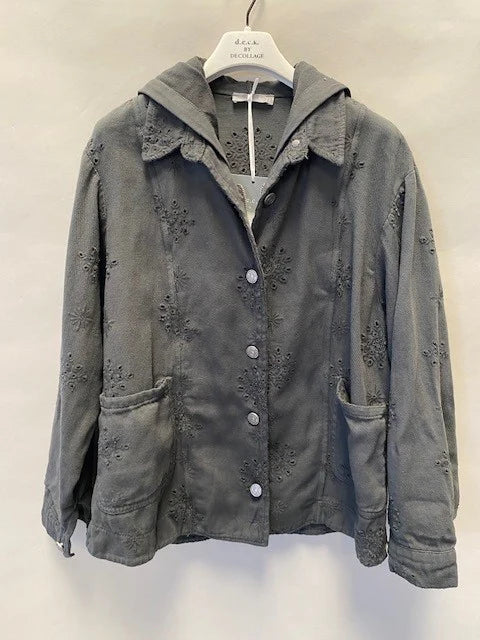Deck Hooded Jacket - Slate