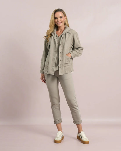 Deck Hooded Jacket - Beige