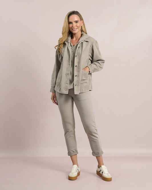 Deck Hooded Jacket - Beige