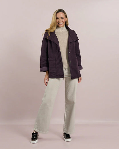 Deck Casual Jacket - Mulberry