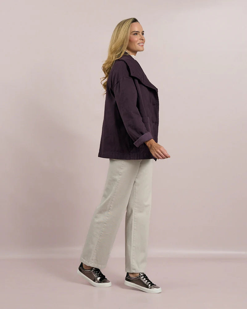 Deck Casual Jacket - Mulberry