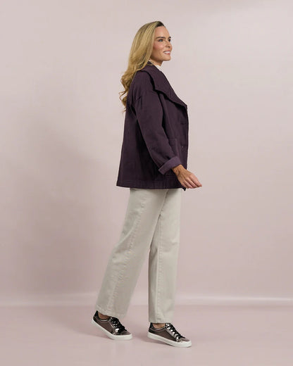 Deck Casual Jacket - Mulberry