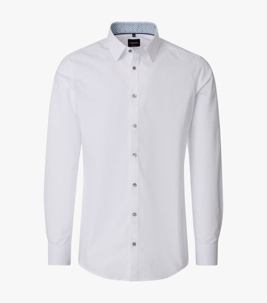 Venti Body Fit Classic Shirt - White