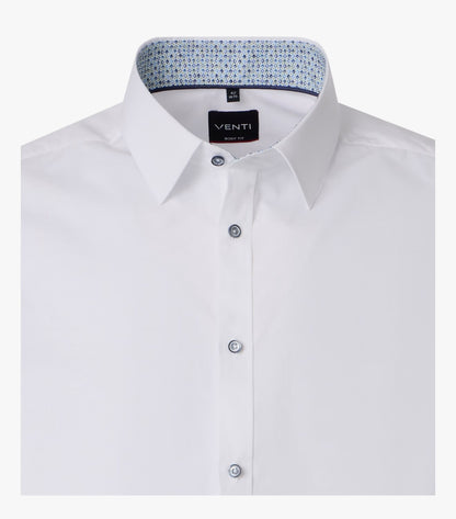 Venti Body Fit Classic Shirt - White