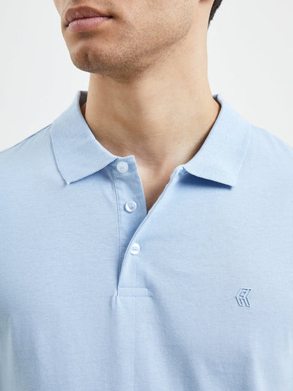 French Connection Polo Shirt - Sky