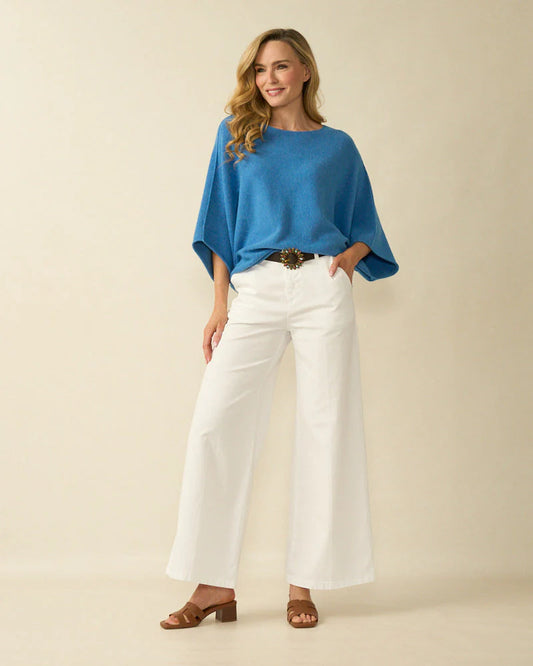 Deck Batwing Knit - Blue