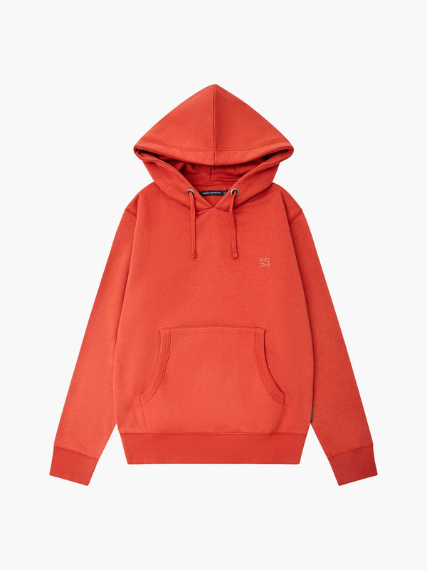 French Connection Hooded Sweatshirt - Burnt Orange