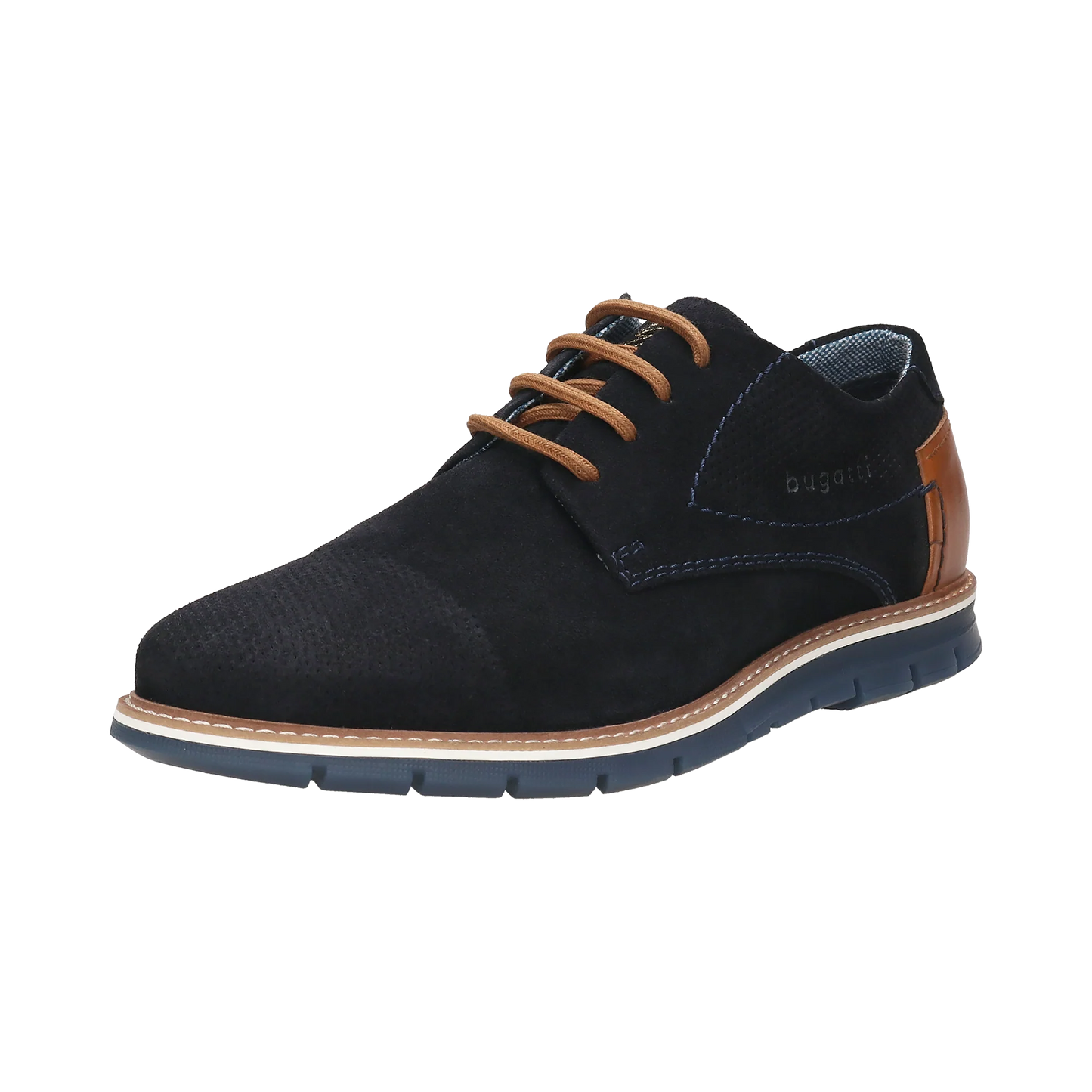 Bugatti Suede Shoe - Dark Blue