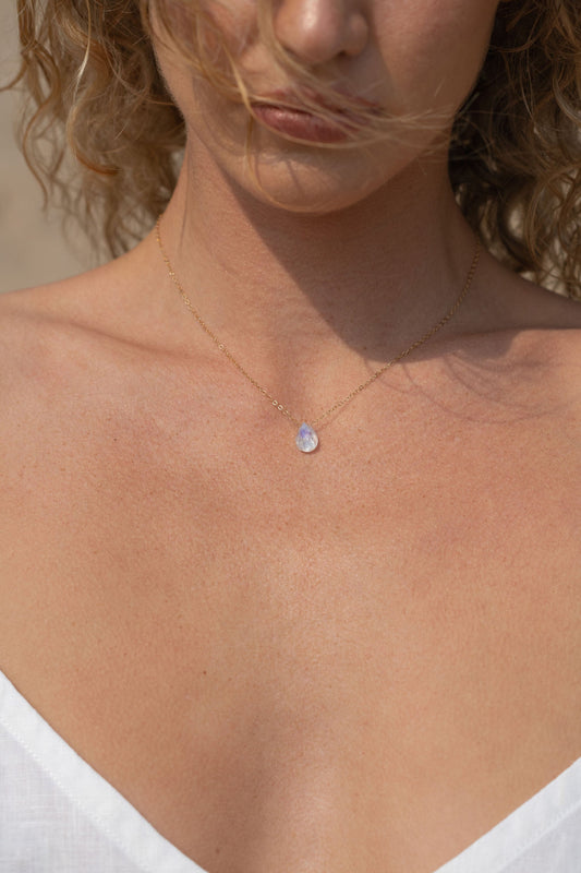 SIADBH Goddess Moonstone 16" Amulet