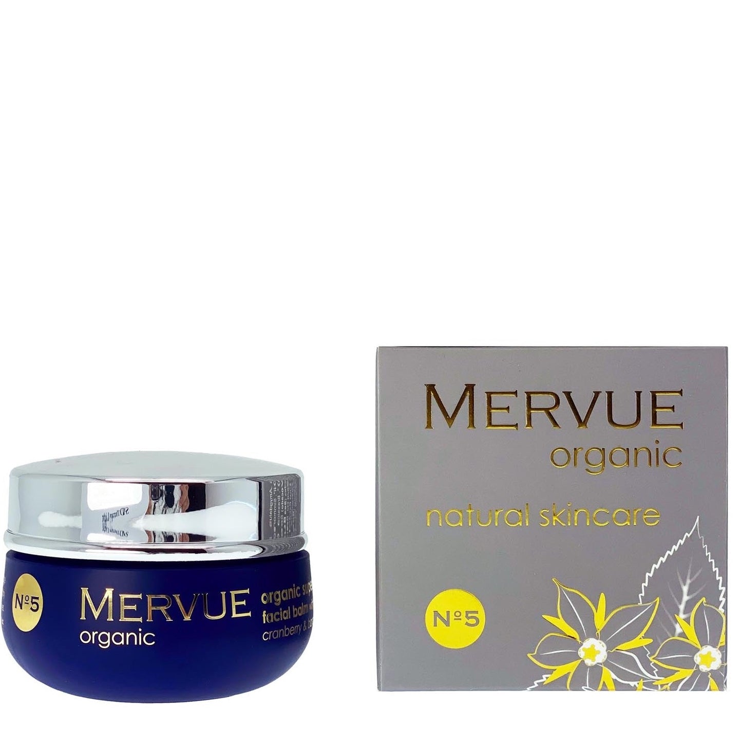 Mervue Organic Superfruit Facial Balm  with Cranberry and Borage - 50ml