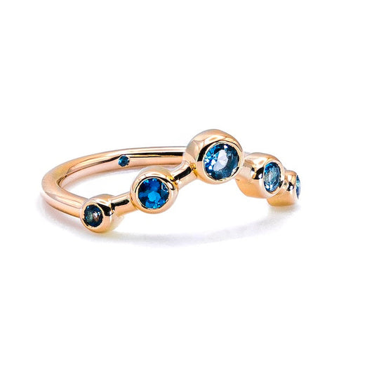 SIADBH Empowered Crown Blue Topaz Ring