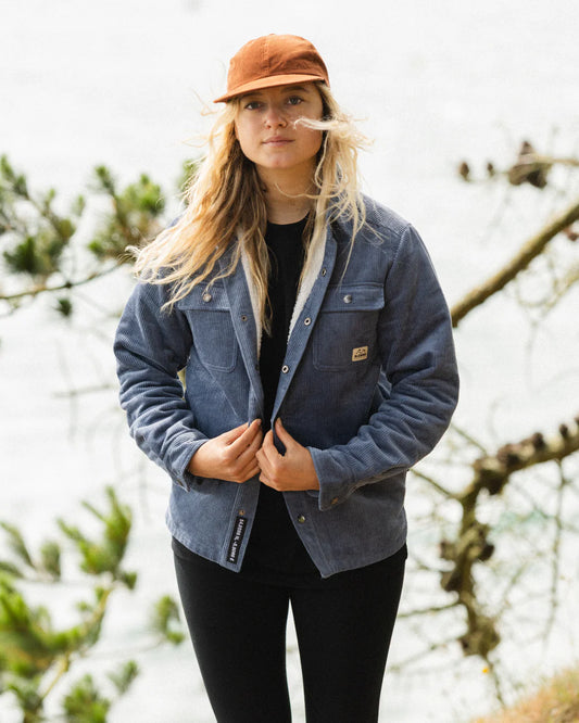 Bleubird Rambler Cord Overshirt -  Blue
